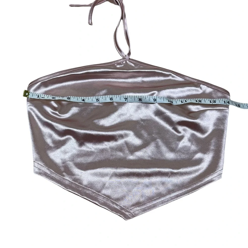 ASOS Brand New Golden Rose‎ Triangle Top Size 2 - Picture 3 of 8